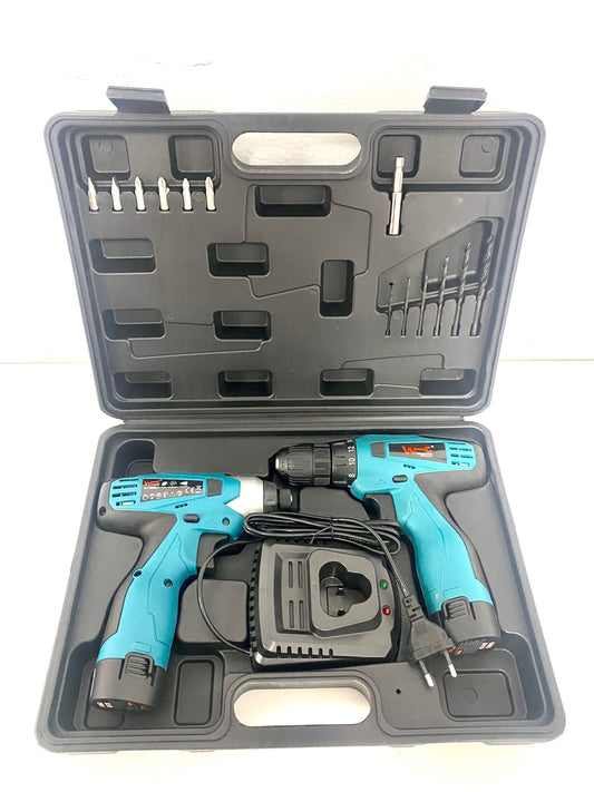 Kit de herramientas eléctricas Taladro+Atornillador