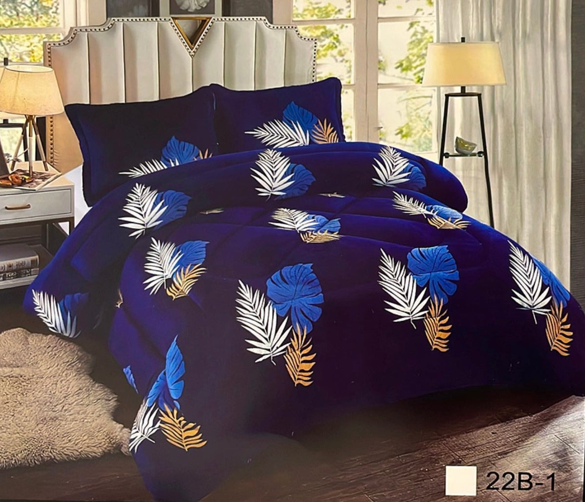 Edredón Invierno Borreguillo con su relleno para todo tipo de cama matrimonio con 2 fundas de almohada disponible en varios colores
