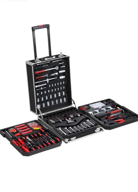 Walter Stahl Germany Maleta de herramientas con ruedas Set de Herramientas 599 Pzs. Maleta Carrito Portaherramientas Completo