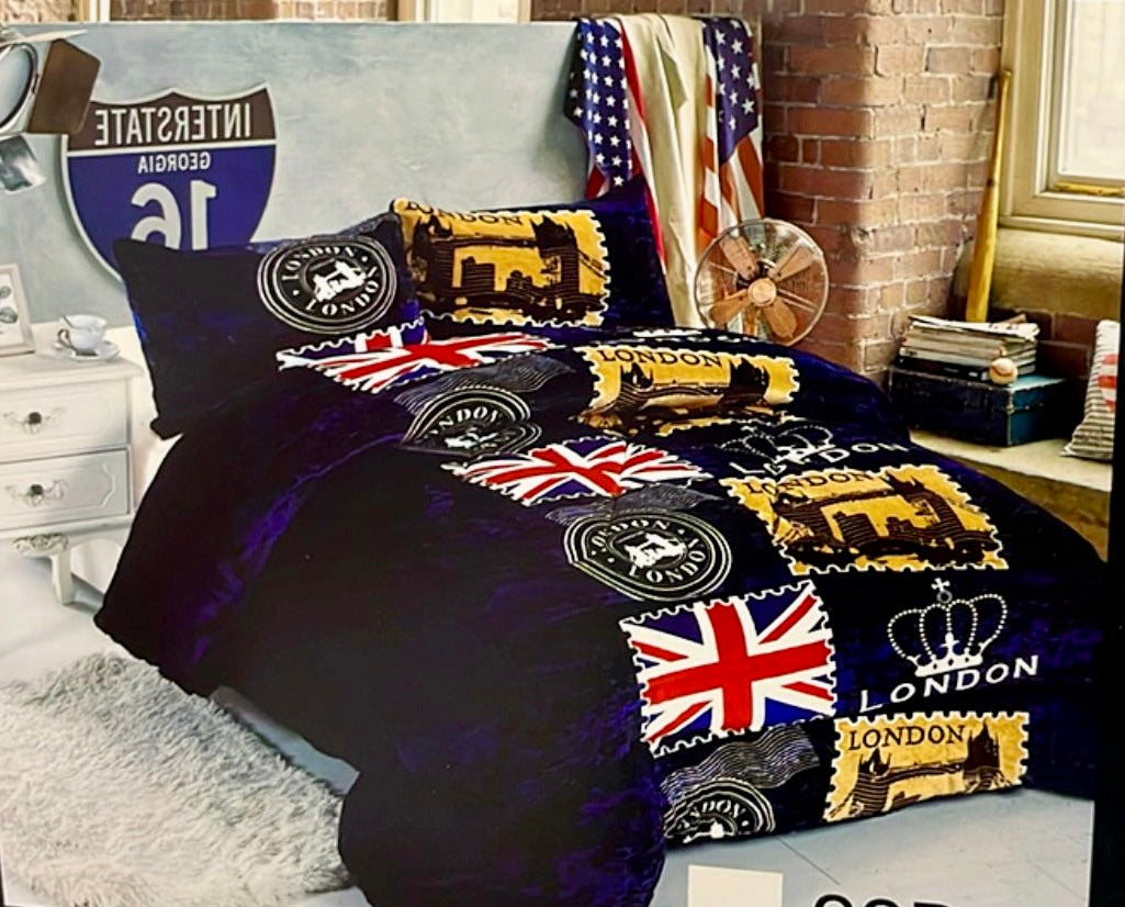 Edredón Invierno Borreguillo con su relleno para todo tipo de cama matrimonio con 2 fundas de almohada disponible en varios colores