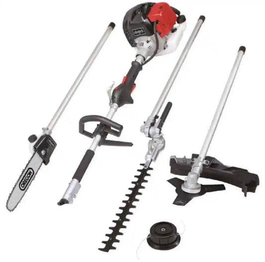 EXTREME TOOLS Desbrozadora profesional a gasolina 4 en 1 potencia 52cc