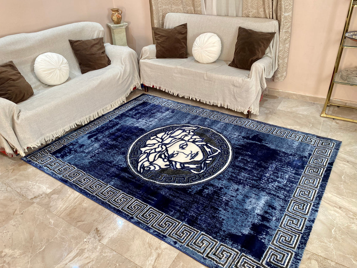 Alfombra de Salon Moderna estilo versace 180x250cm Ideal para Salón o habitación En varios Colores