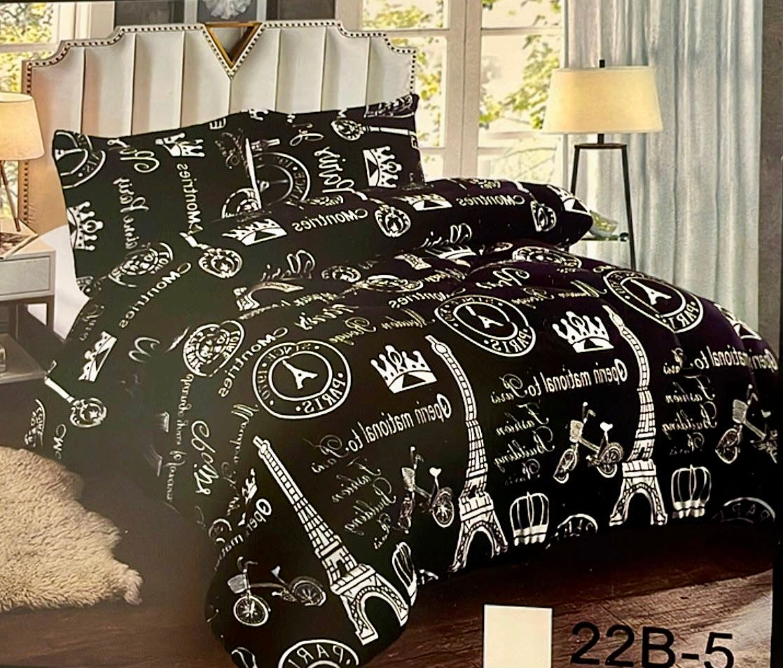 Edredón Invierno Borreguillo con su relleno para todo tipo de cama matrimonio con 2 fundas de almohada disponible en varios colores