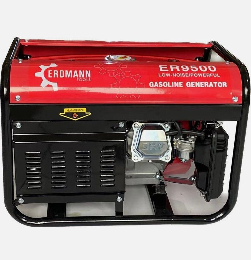 Generador eléctrico de gasolina 6500W de potencia trifásico y monofásico motor 4 tiempos