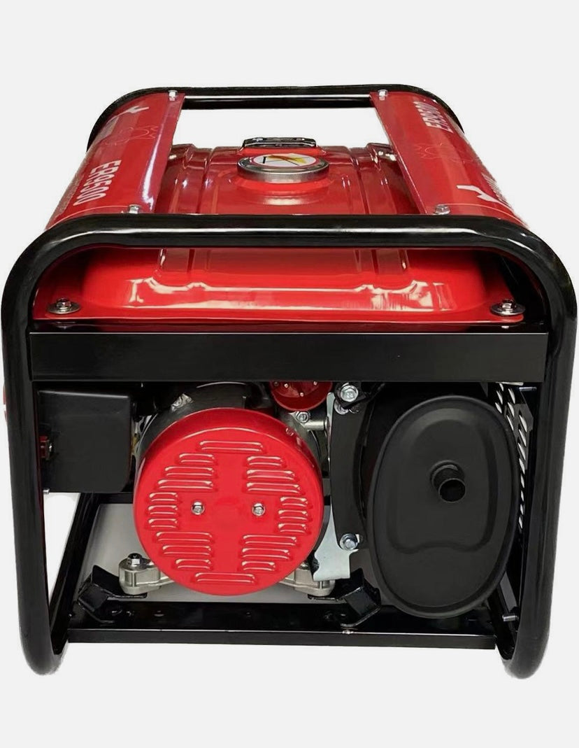Generador eléctrico de gasolina 6500W de potencia trifásico y monofásico motor 4 tiempos