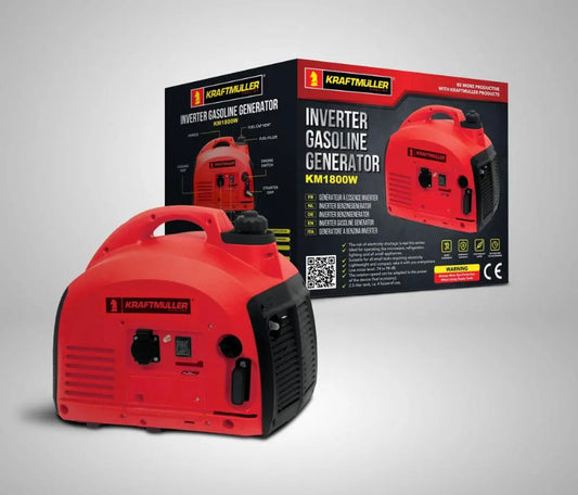 Kraft Müller Generador Electrico Gasolina 2000W Generador Inverter Silencioso Portátil