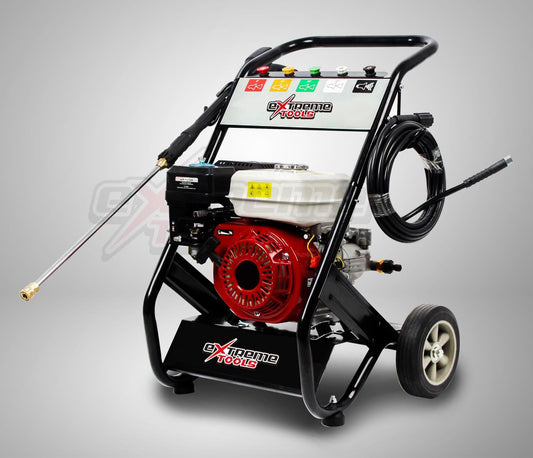 Extreme Tools Hidrolimpiadora a presión 3600psi 250 bares 7CV manguera de 8 metros